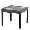Nuevo Modelo de Máquina de Mahjong con Diseño de Montaña Rusa con Alas Giratorias, Bajo Ruido, Totalmente Automática, Plegable, Función de Calefacción, Mesa Eléctrica de Mahjong para Uso Doméstico