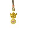 Colgante Pixiu Atractor de Fortuna con Incrustaciones de Diamantes del Mismo Estilo de Weixue, Colgante de Oro Antiguo Arenado de Alta Retención de Color Atractivo de Riqueza de Lujo Ligero para Mujer
