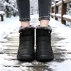 Tamanho Grande Quente Plus Veludo À Prova de Frio Veludo Cano Alto Sapatos de Algodão Comércio Exterior Transfronteiriço Impermeável Quente Botas de Neve Planas Moda Botas Femininas