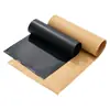 Folha de silicone antiderrapante com padrão de ondas e superfície texturizada de um lado; almofadas de silicone resistentes ao desgaste e absorventes de choque; personalizável e pode ser cortado no tamanho