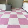 Alfombra de Mezcla de Lino y Algodón Felpudo Dormitorio Sala de Estar Estilo Ins Manta de Cama Área Grande Cobertura Completa Alfombra de Gateo para Niños