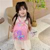 Nova Mochila Escolar Infantil para Jardim de Infância Desenho Animado Fofa Bolsa de Princesa Meninas Grande Capacidade Pu Mochila Atacado Transfronteiriço