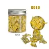 Lámina de Oro Triturada Transfronteriza, Lámina de Plata, Lámina de Cobre, Lámina de Oro Rosa, Artesanías de Barro de Cristal de Resina DIY Embotelladas, Decoración de Estatua de Buda