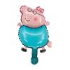 Dibujos animados transfronterizos Piggy George Page Pig Globo de película de aluminio Página Decoración de fiesta de cumpleaños Juguetes para niños al por mayor