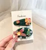 Pinzas para el Cabello de Niños para Navidad de Bebé Lindo Papá Noel Muñeco de Nieve Accesorios para el Cabello Niñas No Dañan el Cabello Tocado Pinzas para el Cabello al por Mayor
