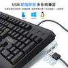 Kit de Teclado y Ratón USB con Cable Listo de Fábrica 608 Simple para Negocios y Oficina