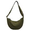 Bolso Bandolera de Hombro de Color Sólido Fresco Estilo Japonés Bolso de Compras Portátil Diario Bolso Tote de Gran Capacidad Logo Personalizable
