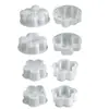 Papoula DIY Resina Gesso Flor de Pessegueiro Trevo de Quatro Folhas Vela Perfumada Presente Pequena Vela de Flor Sem Molde