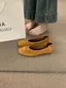 Zapatos Planos de Gamuza con Punta Redonda para Mujer, Mocasines Versátiles de Estilo Coreano, Nuevos Zapatos Planos con Lazo Primavera/Verano 2026