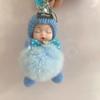 Muñeca para Dormir de Piel Genuina Influencer de Tiktok Accesorios para Bolsos Femeninos Colgante de Peluche Juguete de Muñeca con Piel para Bolsos