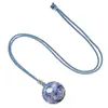 2330-30mm Hebilla de Seguridad Lateral Collar Colgante de Ágata Cristalina con Agujero Grande Collar Hebilla de Princesa Nuevo Venta Caliente