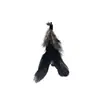 Caña de Juguete para Gatos de Cuatro Secciones Caña Larga Pluma Campana Caña de Pescar Retráctil 1.8m Extendida Juguete para Gatos Suministros para Mascotas##