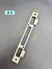 Placa guía de puerta antirrobo tira de borde de acero inoxidable placa de pestillo pestillo de cierre carcasa de plástico cerradura doméstica cuerpo de cerradura accesorios para marco de puerta