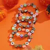 Lindo y Divertido Serie Nueva Europea y Americana Transfronteriza de Halloween Calabaza Fantasma Gato Pulsera de Arcilla Blanda Fantasma Maligno