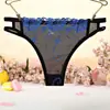 Atacado Fabricante de Roupa Íntima Tanga Feminina Simples Respirável e Confortável com Bordado de Renda Sexy 235