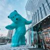 Escultura de Desenho Animado Grande de Fibra de Vidro para Exterior Modelo Decorativo Personalizado Ornamentos para Check-In em Pontos Turísticos Arte de Instalação Comercial