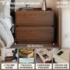 Mesita de Noche Minimalista Italiana para Dormitorio del Hogar Nuevo Modelo 2026 Moderna de Lujo Ligero Sensación de Alta Gama Armario Estante de Almacenamiento al Pie de la Cama