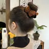 Accesorio para el Cabello de Lazo de Hilo en Stock, Pasador para el Cabello para Mujeres, Pinza Elegante para Moños, Pasador Hecho a Mano para Fijar el Cabello Suelto
