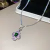 ¡Hermosa Dama! Pendientes de Botón Cuadrados con Flor de Circonita Estilo Super Hada, Pendientes de Moda y Elegantes con un Toque de Lujo Ligero y de Alta Gama para Mujer