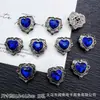 Amor circón multicolor corazón de melocotón multi-way diamantes cuentas diy pulsera de cuentas hecha a mano collar cadena de teléfono móvil accesorios material