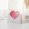 Tarjeta de felicitación universal en forma de corazón para Navidad y San Valentín, estilo Ins, tarjeta de regalo, evento de cumpleaños, tarjeta de felicitación festiva, regalo pequeño