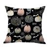 Funda de almohada de lino para sofá, dormitorio, serie del Festival de la Cosecha de Otoño, venta transfronteriza, con estampado de una sola cara