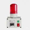Interruptor de Alarme de Contato Seco Sinal de Alarme Alimentação 220V Alarme Sonoro e Visual com Interruptor Mudo