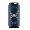Caja de Fiesta 710 En Stock Fabricante Personalizado Portátil Bluetooth Karaoke Altavoz Transmisión en Vivo al Aire Libre Doble Altavoz de 6.5 pulgadas