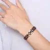 Atacado de joias transfronteiriço de fabricantes pulseira de terapia magnética masculina e feminina pulseira magnética criativa retrô joias de liga