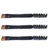 Cepillo de cosméticos directo de fábrica cepillo doble cepillo para sombras de ojos cepillo para cejas accesorios cepillo cepillo para pestañas cepillo biselado para cejas