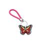 Amazon borboleta série criativa trançado corda chaveiro AliExpress cartoon couro corda chaveiro acessórios chaveiro