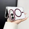 Adequado para iPhone DUO, esta capa dobrável magnética para celular oferece uma sensação premium e fornece proteção transparente e à prova de quedas para o Apple 18 DUO.