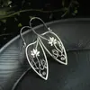 Venta Caliente AliExpress Pendientes de Flor Hueca con Diseño Antiguo Diamante para Mujer Pendientes Elegantes de Vid de Loto Temperamento Lote