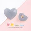Botón en forma de corazón color jalea, hebilla para camisa en forma de corazón de durazno, ropa para niños, top, suéter, abrigo, pijama, botón decorativo