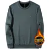 Sudadera Deportiva de Gama Alta para Hombre, Suéter de Cuello Redondo Otoñal, Camiseta Base para Hombre, Ropa Casual Holgada, Tops para Hombre con Forro de Felpa 03