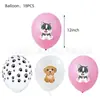Novos Suprimentos para Festa de Aniversário de Cachorro, Pratos de Papel Descartáveis, Guardanapos de Papel, Toalhas de Mesa, Decorações com Tema de Patas de Cachorro