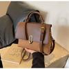 Bolso de Mano de Textura de Alta Gama para Mujer 2025 Nuevo Bolso de Hombro Popular con Textura Bolso Cruzado Retro de Gamuza Bolso para Viajes