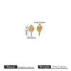 Colgante de Animal Jirafa Pingüino de Acero Inoxidable Transfronterizo Europeo y Americano Chapado en Oro de 18K Accesorios de Joyería Colgante DIY Collar