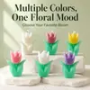 Velas aromáticas de tulipán como recuerdos, regalos para el Día del Maestro, velas aromáticas hechas a mano, velas decorativas, velas festivas