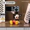 Adornos de Reloj de Mickey de Dibujos Animados Sala de Estar Dormitorio Escritorio Adornos de Reloj de Escritorio Reloj Digital Reloj Despertador Decoración del Hogar