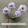 Flores Artificiales Moradas de Boda Elegante Boda Compromiso Banquete Montaje Techo del Salón de Bodas Decoración de Flores Artificiales Escenario Flores Guía de Camino