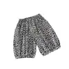 [En Stock] Xk266531 Pantalones para Niños 2026 Verano Nuevos Shorts con Estampado de Leopardo para Niños Pequeños Pantalones Casuales Modernos