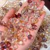 Explosiones de Maillard manicura joyería amor flor huevos de paloma destello de hielo fondo afilado usar armadura decoraciones al por mayor