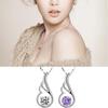 Pingente de asa de anjo da moda coreana colar oco de diamante feminino corrente de clavícula curta joias coreanas atacado