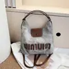 Mochila de Mujer 2025 Nuevo Otoño Popular Bolso Tote para Ir al Trabajo Diseño de Moda Gran Capacidad Mochila Estilo Occidental