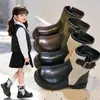 Zapatos para Niña Botas tipo Martin para Niño 2026 Otoño/Invierno Botines Nuevos Botas Retro Patchwork de Lino Tenis Individuales para Niña