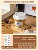 Taza de Café Desechable con Tapa, Taza Doméstica de Papel Kraft Engrosado, Taza de Embalaje para Bebidas Calientes de Té con Leche, Para Llevar Hecha a Medida