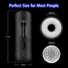 Masturbador eléctrico masculino telescópico giratorio totalmente automático transfronterizo, juguete sexual vibratorio para adultos, disponible para dropshipping