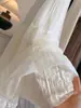 Falda de malla con ribete de encaje, nueva colección de otoño para mujer, de cintura alta, adelgazante, estilo coreano, elegante y deslumbrante falda larga de línea A con dobladillo acampanado.