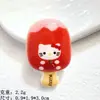 Nuevos Snacks Simulados Impresión de Color Sólido Lindeta de Paleta Miniatura DIY Hecho a Mano Accesorios para Pasador de Pelo Joyería Colgante Creativo